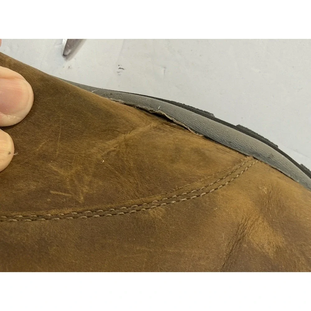 Keen Thermal Waterproof Slip On Insulated Shoes Mens Sz 13 Brown Leather Work